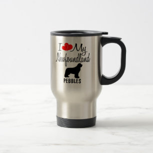 Custom I Liebe My Newfundland Dog Tasse