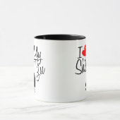Custom I Liebe My Shih Tzu Tasse (Zentrum)