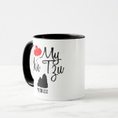 Custom I Liebe My Shih Tzu Tasse (Vorderseite Links)