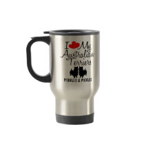 Custom I Liebe My Two Australian Terriers