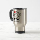 Custom I Liebe My Two Jack Russell Terriers Tasse (Vorderseite Links)