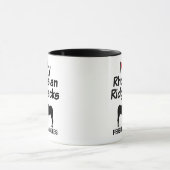 Custom I Liebe My Two Rhodesian Ridgeback Hunde Ta Tasse (Zentrum)
