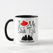 Custom I Liebe My Two Shih Tzus Tasse (Links)