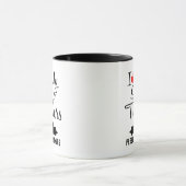 Custom I Liebe My Two Skye Terrier Tasse (Zentrum)
