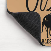 Custom I Liebe My Two Vizslas Mousepad (Ecke)