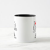 Custom I Liebe My Two Yories Tasse (Zentrum)