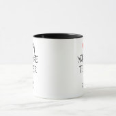 Custom I Liebe My Yorkshire Terrier Tasse (Zentrum)