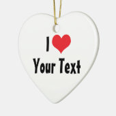 Custom I Liebe Ornament (Links)
