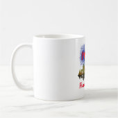 Custom I Liebe Paris Skyline Französisches Flaggen Kaffeetasse (Links)