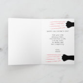 CUSTOM I Liebe Sie Cat Lady Clever Romantischer Fu Karte (Innenseite)