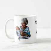 Custom “I Love My Nana” Photo typography Mug Kaffeetasse (Links)