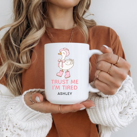 Custom I’m Tired Mug Graduation Gift for Nurses Kaffeetasse