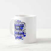 Custom "I Woll to Serve You" Kaffee Tasse - Romant (Vorderseite Links)