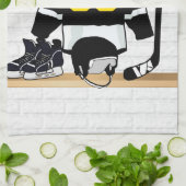 Custom Ice Hockey Design Geschirrtuch (Gefaltet)