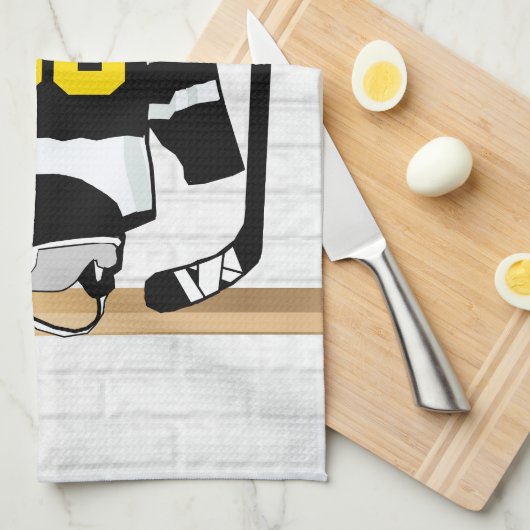 Custom Ice Hockey Design Geschirrtuch (Viertel Falte)