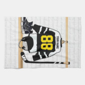 Custom Ice Hockey Design Geschirrtuch (Horizontal)