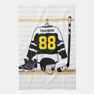 Custom Ice Hockey Design Geschirrtuch