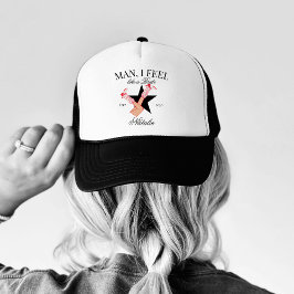 Custom Ich fühle mich wie eine Braut Cowgirl Bache Truckerkappe