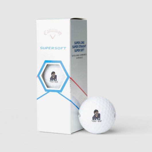 Custom Iconic Logo Golf Ball (Verpackung)