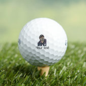 Custom Iconic Logo Golf Ball (Insitu T-Shirt)
