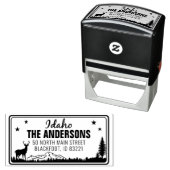 Custom Idaho State License Plate Address  Permastempel (Beispiel)