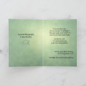 Custom Identity Abschluss Card Schwarzes Haar weib Dankeskarte (Innenseite)