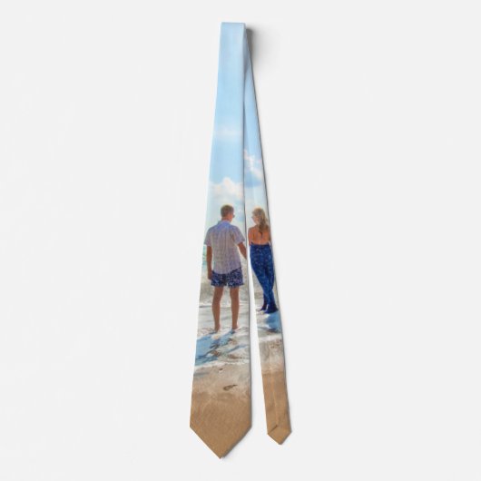 Custom Ihr Foto Neck Tie Personalisiert Krawatte (Vorderseite)