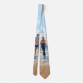 Custom Ihr Foto Neck Tie Personalisiert Krawatte (Rückseite)