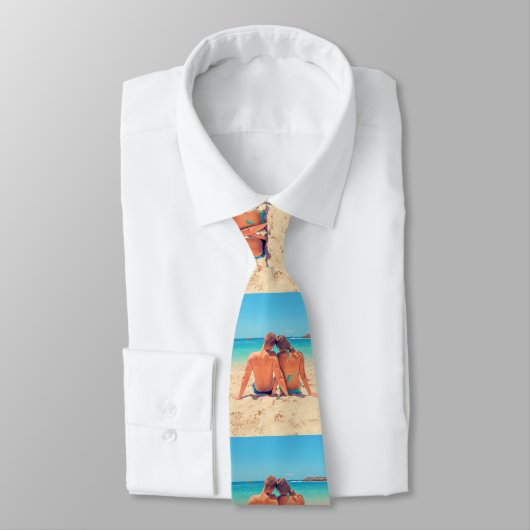Custom Ihr Foto Wedding Neck Tie Krawatte (Gebunden)