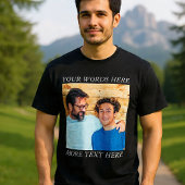 Custom Image and Text Tee | Create Your Own 