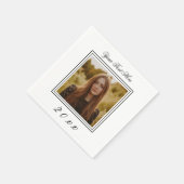Custom Image Foto Geburtstag Napkins Serviette (Ecke)