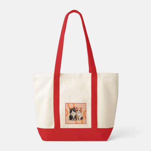 Custom Image Impulse Tote Bag – Personalized Every Tragetasche (Rückseite)