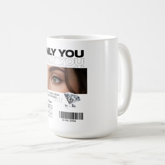 Custom Image, name & Text | Personalized Mug Kaffeetasse (VorderseiteRechts)
