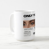 Custom Image, name & Text | Personalized Mug Kaffeetasse (Vorderseite Links)