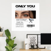 Custom Image, name & Text | Personalized Poster (Heimbüro)