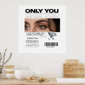Custom Image, name & Text | Personalized Poster (Küche)