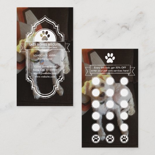 CUSTOM IMAGE-Partnerprogramm Treuekarte (Vorne/Hinten)