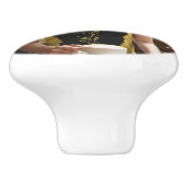 Custom Image Personalized Design Pro Quality Keramikknauf (Seitenansicht)