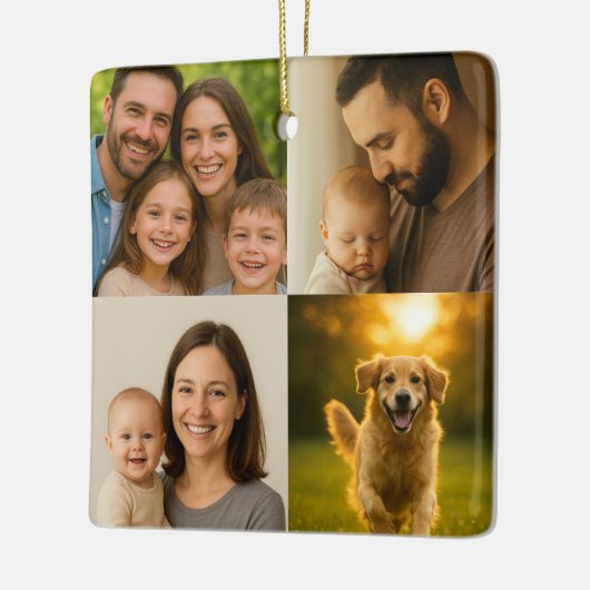 Custom Image Text Keramikornament (Links)