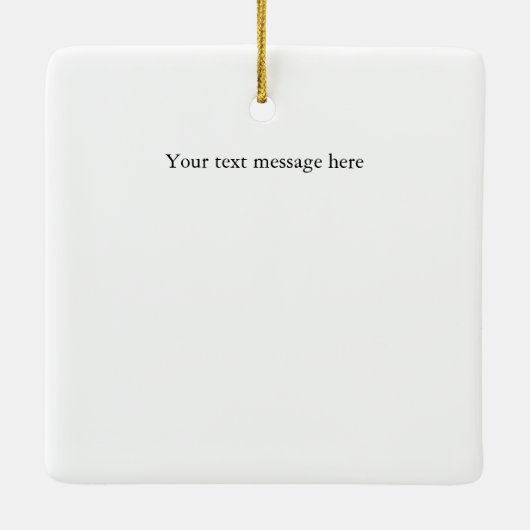 Custom Image Text Keramikornament (Rückseite)