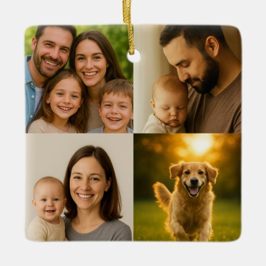 Custom Image Text Keramikornament (Vorderseite)