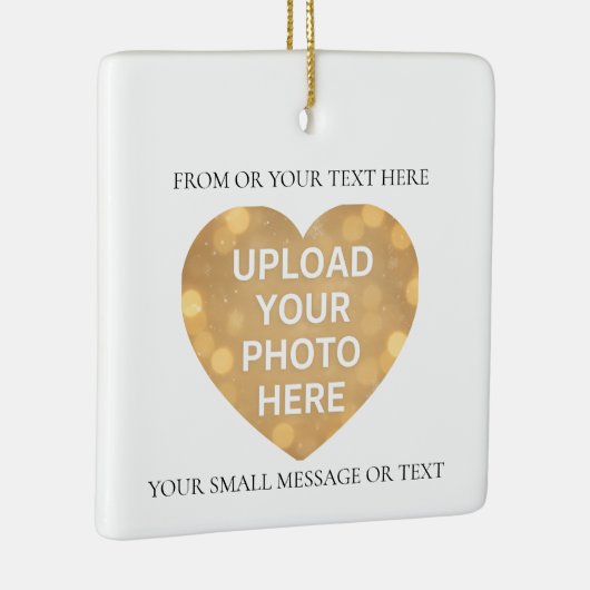 Custom Image Text Keramikornament (Rechts)