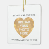 Custom Image Text Keramikornament (Links)