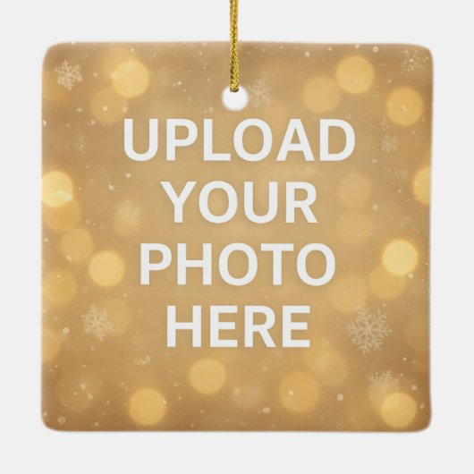 Custom Image Text Keramikornament (Rückseite)