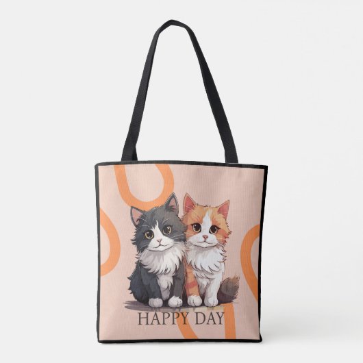 Custom Image Tote Bag – Personalized Every Carry Tasche (Rückseite)