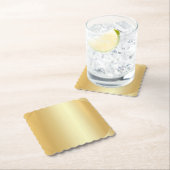 Custom Imitate Gold Glamour Leere Moderne Elegante Untersetzer (Vor Ort)