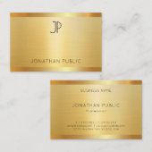 Custom Imitate Gold Moderne Elegante Beruflich Visitenkarte (Vorne/Hinten)
