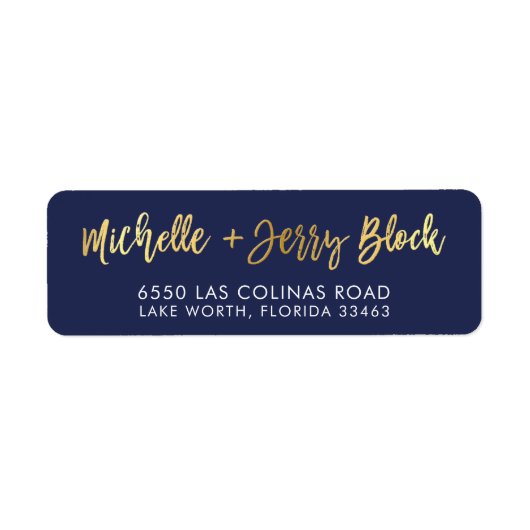 CUSTOM Imitate Goldfoliennamen Seezunge + Goldene  (Vorne)