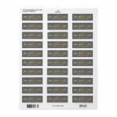 CUSTOM Imitate Goldfolienskriptnamen grau + gold (Vorne)