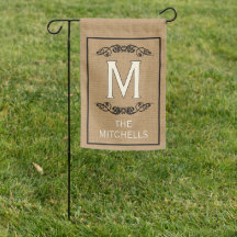 Custom Imitate Jute Vintag Stylish Trendy Willkomm